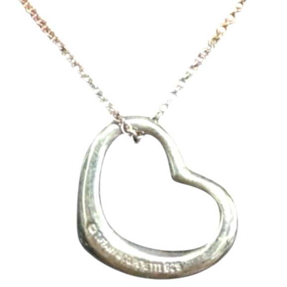 Tiffany & Co. Jewelry - Tiffany & CO Elsa Peretti Open Heart Necklace